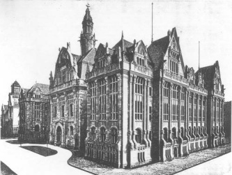 D�sseldorf, der Stahlhof der
                        Stahlwerkverband AG, fertiggestellt im Jahre
                        1908