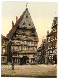 Hildesheim, Knochenhaueramtshaus um 1900