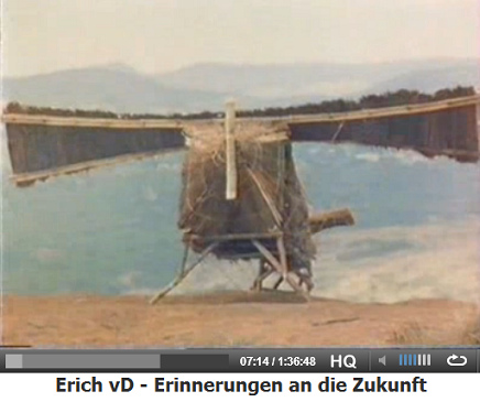 Flugzeug aus Stroh
                          und Bambus, Sicht von vorn, Bau der
                          Ureinwohner auf einer S�dseeinsel in den
                          1940er Jahren