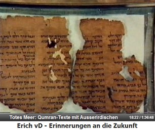 Totes Meer, in H�hlen wurden 1947 die
                  Qumran-Texte gefunden, die Raumschiffe und
                  Ausserirdische schildern