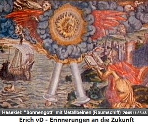 Ein Sonnengott mit Metallbeinen, alte Malerei