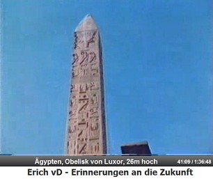 �gypten, der Obelisk von Luxor, 26m hoch