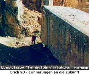 Baalbek im Libanon, der "Stein des
                  S�dens" im Steinbruch 01