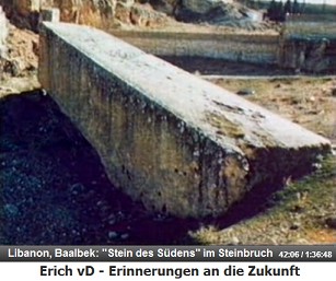 Baalbek im Libanon, der "Stein des
                  S�dens" im Steinbruch 02