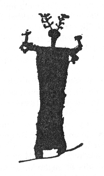 Italia, Val Carmonica, dios con antenas