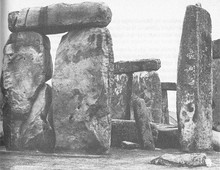 Trilitos de Stonehenge,
                                      primer plano