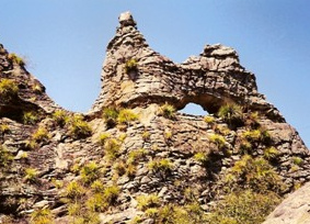 La formaci�n
                                        "piedra de camello" en
                                        la quinta "ciudad"