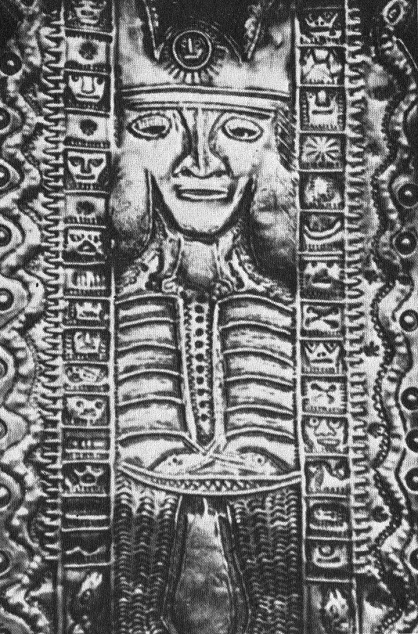 L�mina
                        probablemente del hijo del sol con motivos
                        solares