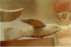 El "p�jaro" de Sakkarah, vista
                        lateral