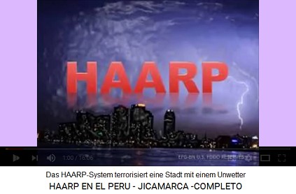 HAARP con una ciudad
                            terrorizada