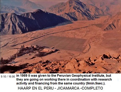 in 1969 it was given to
the Peruvian Geophysical Institute, but they
are going on working there in coordination
with research activity and financing from the
same country (9min.9sec.). in 1969 it was given to the Peruvian
Geophysical Institute, but they are going on
working there in coordination with research
activity and financing from the same country
(9min.9sec.).