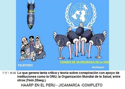 Lo que genera tanta cr�tica y teor�a
                          sobre conspiraci�n con apoyo de instituciones
                          como la ONU, la Organizaci�n Mundial de la
                          Salud, entre otros (7min.20seg.).