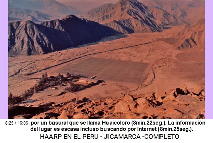 por un basural que se llama Huaicoloro
                          (8min.22seg.). La informaci�n del lugar es
                          escasa incluso buscando por Internet
                          (8min.25seg.).