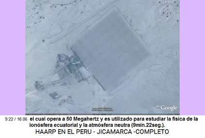 el cual opera a 50 Megahertz y es
                          utilizado para estudiar la f�sica de la
                          ionosfera ecuatorial y la atm�sfera neutra
                          (9min.22seg.).