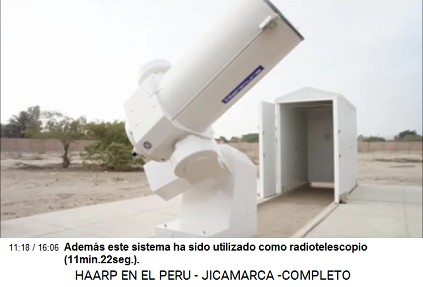 Adem�s este sistema ha sido utilizado
                          como radiotelescopio (11min.22seg.).