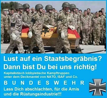 Wahrheit 1 über die kr. NATO: Die
                                Bundeswehr-NATO ist zum Sterben
                                geeignet