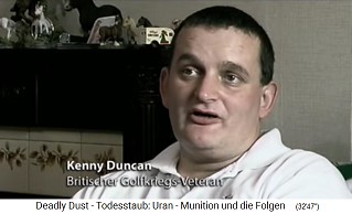 Golfkriegsveteran Kenny Duncan