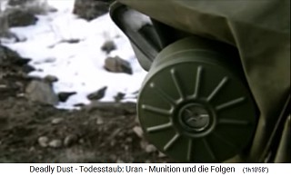 Die Serbische Armee
                                räumt verseuchte Uranmunitionsgebiete
                                mit Schutzanzug