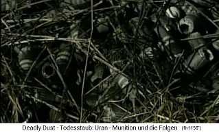 Reste von NATO-Atomraketen
                                ("Uranmunition") in Serbien