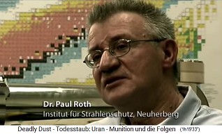 Dr. Paul Roth vom
                              "Institut für Strahlenschutz" in
                              Neuherberg bei München