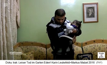 Ein Vater im Irak bringt Dr.
                                  Jabbar Said Falyh ein Kind vorbei