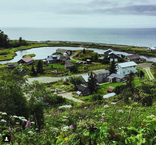 Russisches Dorf Niniltschik in Alaska