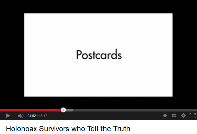 Shoa Foundation, in the video are reports about
postcards sent from the cc Auschwitz Shoa Foundation, in the video
are reports about postcards sent from the cc Auschwitz