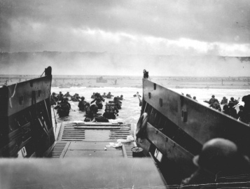 El desembarco en la
                  Normand�a en 1944