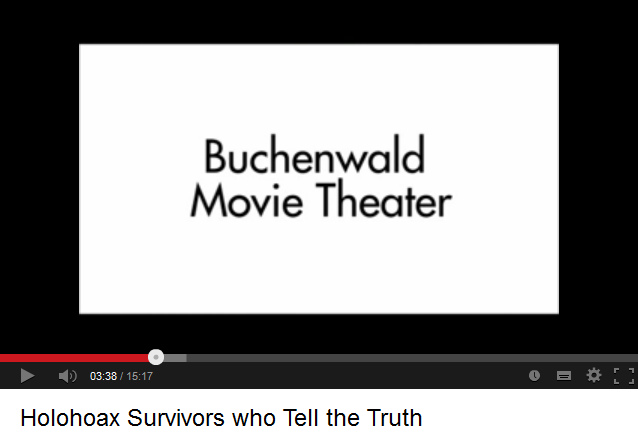 Fundación Shoa, el vídeo muestra
testigos indicando que fue un cinema en el cc de
Buchenwald Fundación Shoa, el vídeo
muestra testigos indicando que fue un cinema en el cc
de Buchenwald