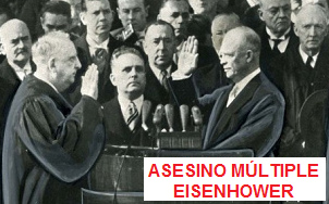 el asesino
              m�ltiple Eisenhower durante su juramento presidencial el
              20 de enero 1953
