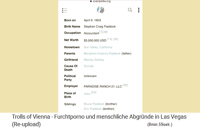 Der Eintrag �ber Paddock mit 5 Millionen Dollar Verm�gen