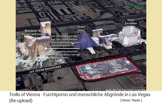 Las Vegas, die Konzertst�tte mit den Hotels rundrum