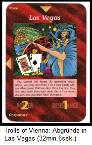 Das Illuminaten-Kartenspiel mit der Spielkarte �ber Las Vegas mit Jack (Karte 10) und As (Karte 1) - also 10-1 = in der englischen Schreibweise 1. Oktober