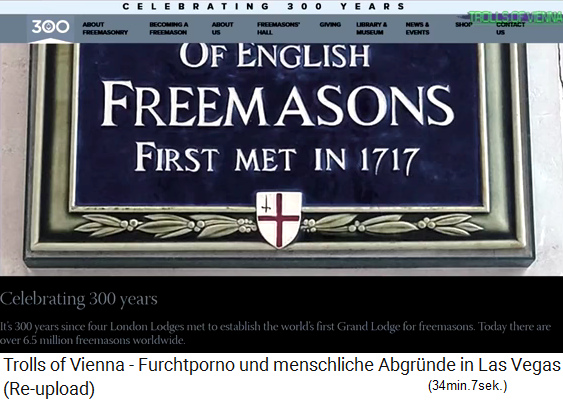 Die kriminellen Freimaurer feiern ihr 300-Jahre-Jubil�um 1717-2017