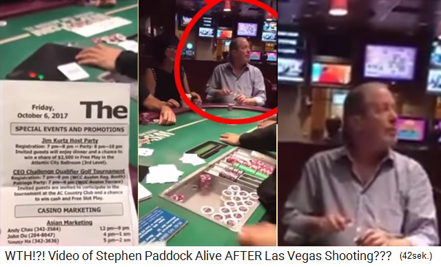 Stephen Paddock spielt auch am 6. Oktober 2017 weiterhin Poker mit Kartenspielen und Eins�tzen