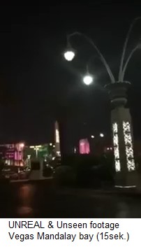 Der Kreisel vor dem Mandalay-Bay-Hotel, man h�rt Presslufthammerl�rm aus verschiedenen Distanzen