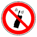 Logo mobile phone prohibited