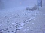 11 de
                septiembre 2001: Las calles cerca del WTC est�n con la
                nube de polvo y con destrozos