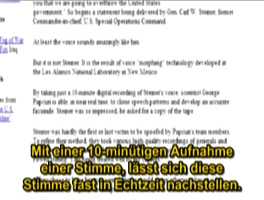 Para una falsificaci�n completa de una
                            voz se necesita solo 10 minutos de una
                            grabaci�n de una voz