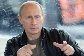 Putin, portrait avec veste de sport Putin, portrait avec veste
de sport