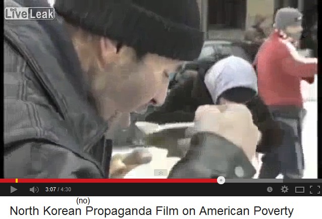 Schneesuppe f�r Obdachlose in Oregon - snow soup
              in Oregon for homeless