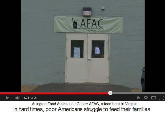 Das Lebensmittelunterst�tzungszentrum in
                    Arlington, Lebensmittelbezug in Virginia - Arlington
                    Food Assistance Center, a food bank in Virginia