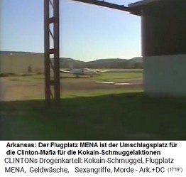 Kleinflugzeuge auf dem Flugplatz MENA dienen dem Kokainschmuggel der Clinton-Mafia