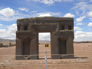 Tiahuanaco, Sonnentor R�ckseite