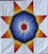 Sternmandala von Ind�genas in einer Decke