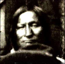 Indianerh�uptling Black Kettle
              ("Schwarzer Kessel"), Portrait