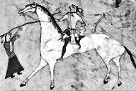 Crazy Horse,
                      H�hlenzeichnung