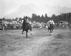 Banff-Indianertage, Reiter, 1910
                          ca.