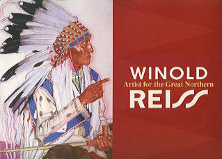 Winold Reiss,
                          Buch: "Artist for the Great
                          Northern", Buchdeckel