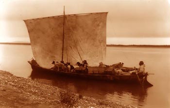 Eskimo-Fischerboot